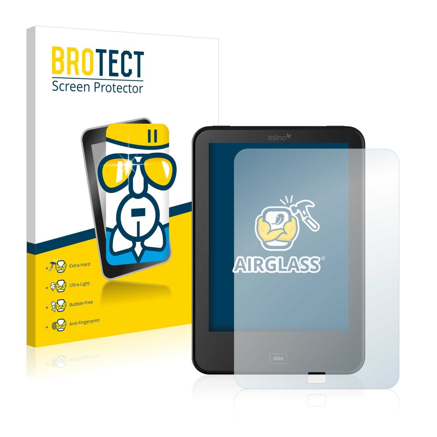 ScreenShield, BROTECT AirGlass Glass Screen Protector for Tolino Vision 2